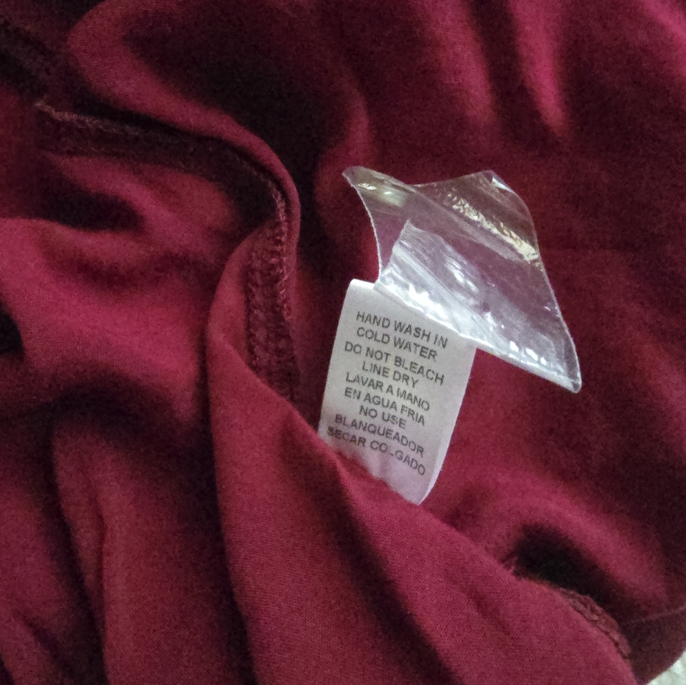 Vici, Entro, Burgundy Dress Shilah Plaid Babydoll Mini Dress, L - Picture 8 of 10